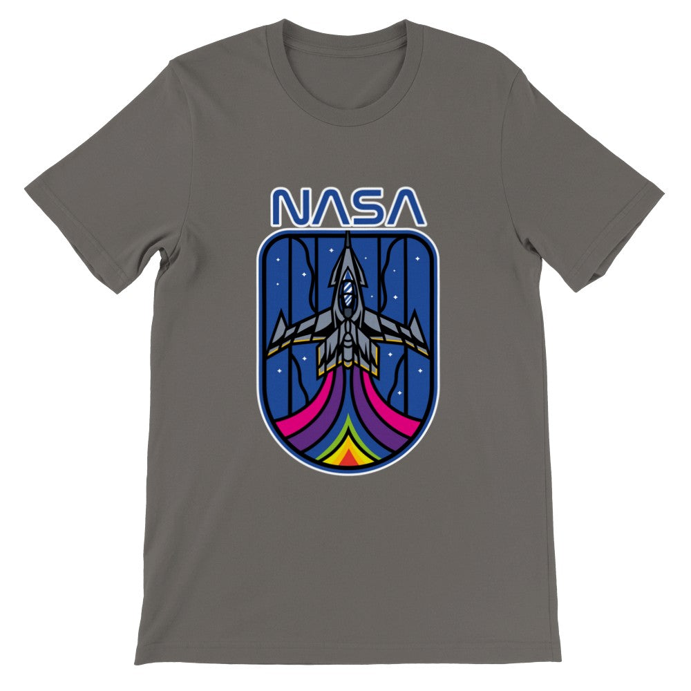 Zitat T-Shirt - Lustige Designs - NASA Space Invader Artwork Premium Unisex T-Shirt 