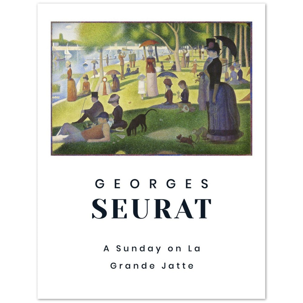 Plakat - A Sunday On La Grande Jatte (1884) - Original fra The Art Institute of Chicago