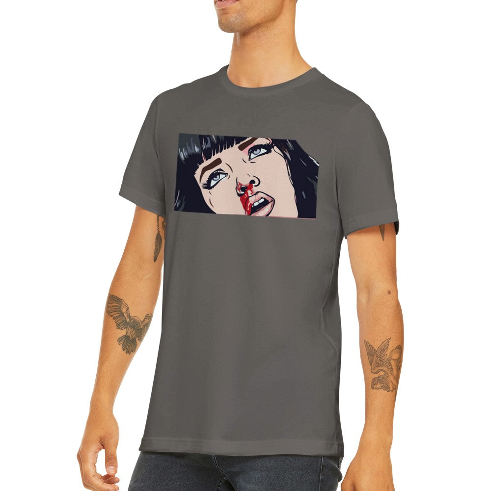 T-Shirt - Fiction Artwork - Mia Nose Bleed Premium Unisex T-Shirt