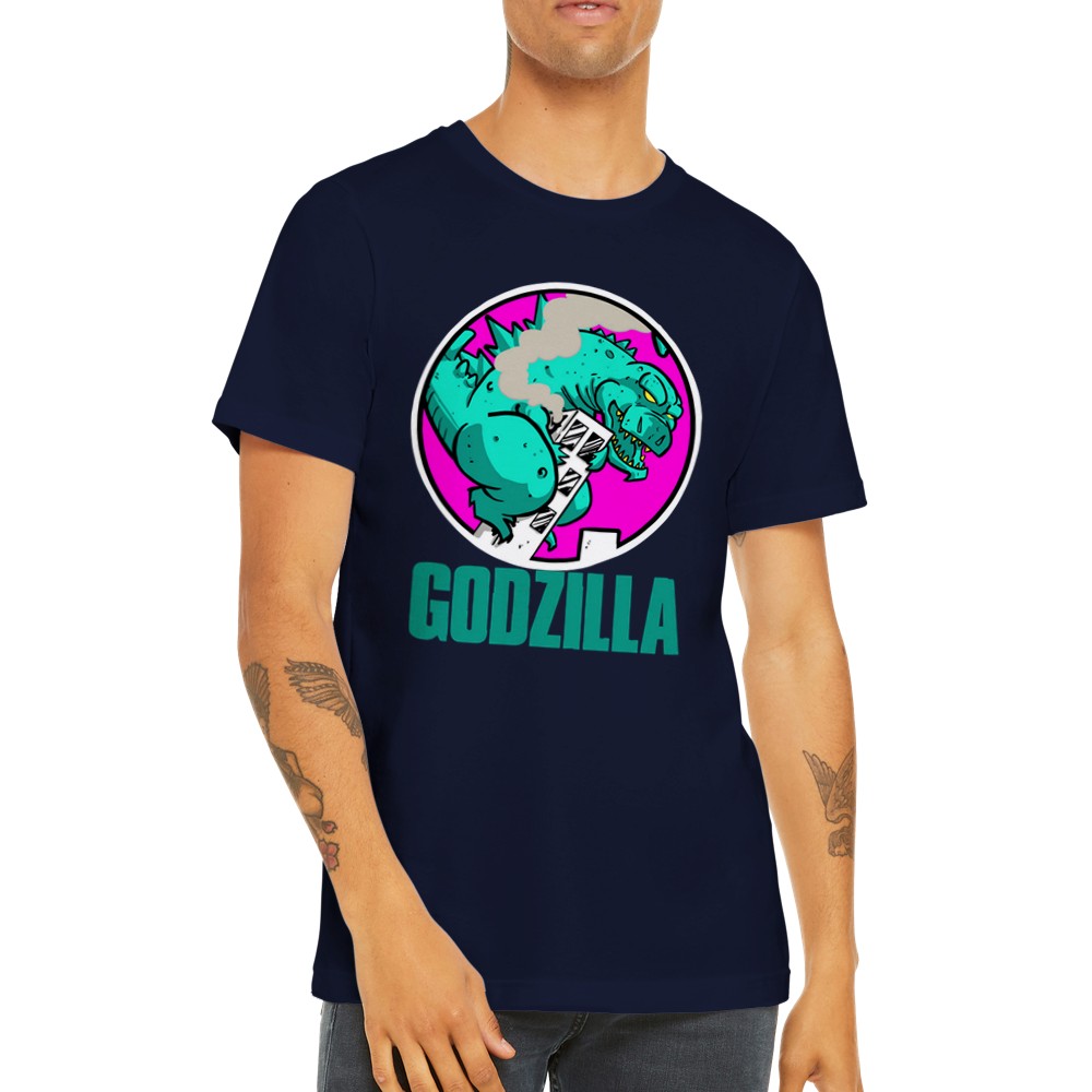 T-shirt - Godzilla Artwork - Retro Cartoon Art Premium Unisex T-shirt