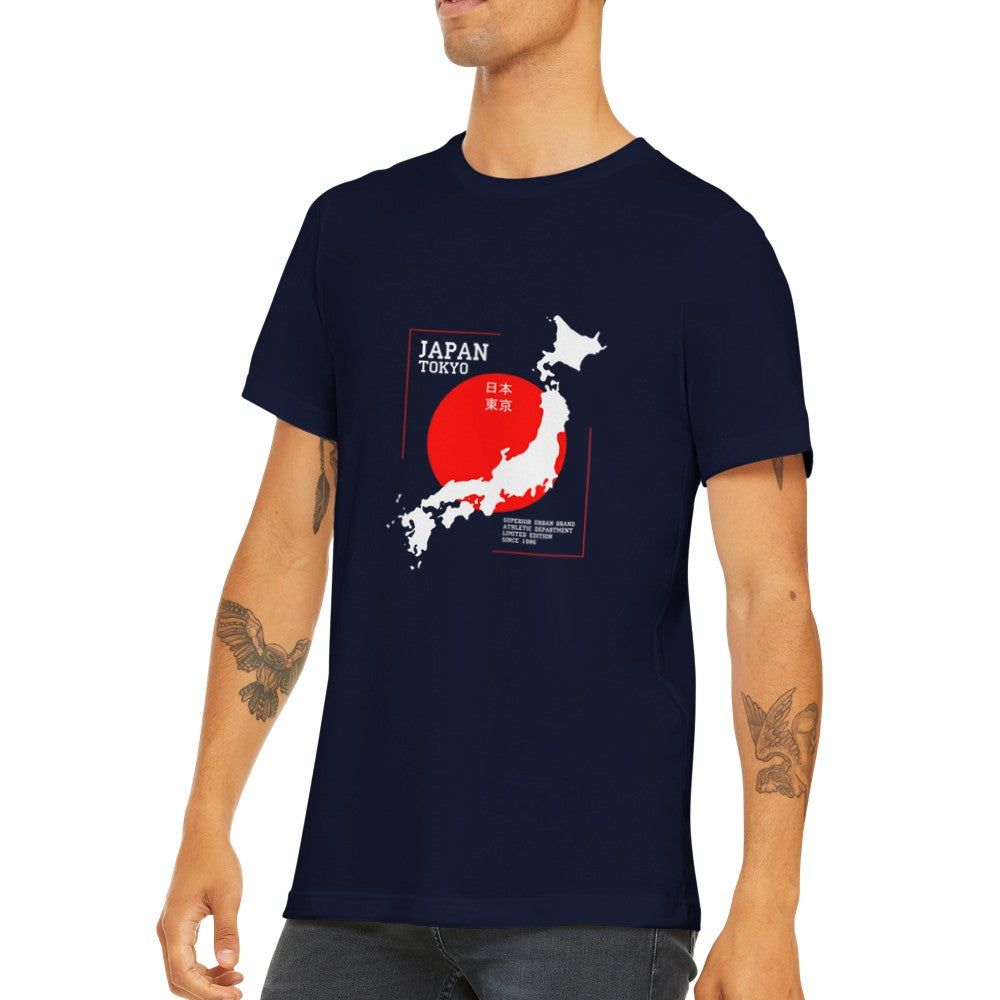 Zitat-T-Shirts - Japan Country Artwork Premium Unisex T-Shirt