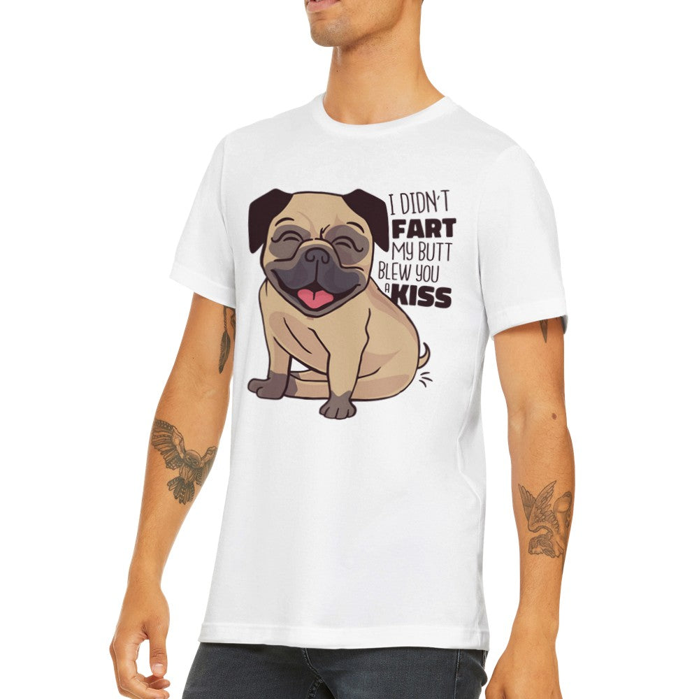 T-Shirt mit Spruch – Lustige Designs – Französische Bulldogge I Didnt Fart Premium T-Shirt