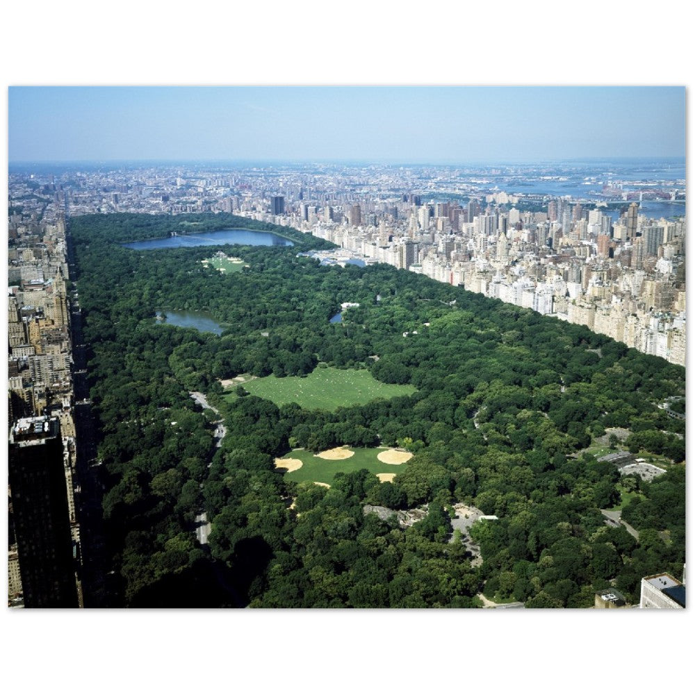 Plakat - New York Luftfoto af Central Park af Carol M. Highsmith - Premium Mat Papir