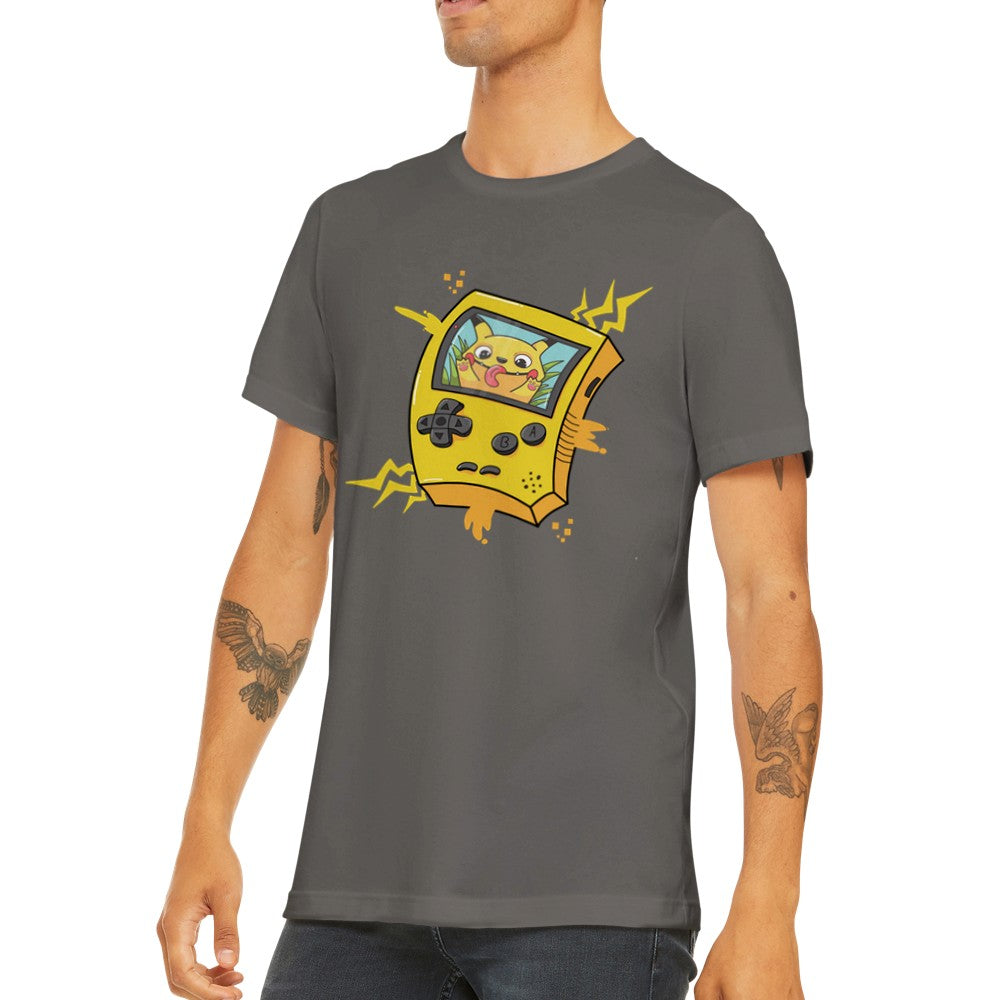 Gaming T-shirt - Pokemon Artwork - Pokemon Cartoon Art Premium Unisex T-shirt