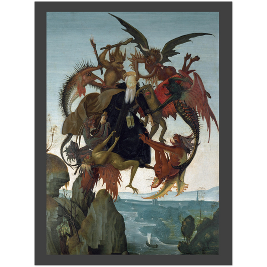 Poster – Michelangelo Buonarroti's The Torment of Saint Anthony – Hochwertiges mattes Posterpapier
