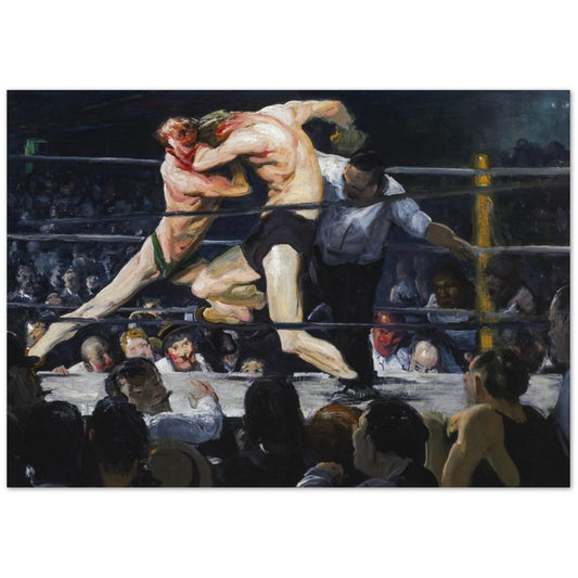 Plakat - Stag at Sharkey George Bellows Kunst - Klassisk Mat Museums Plakat Papir