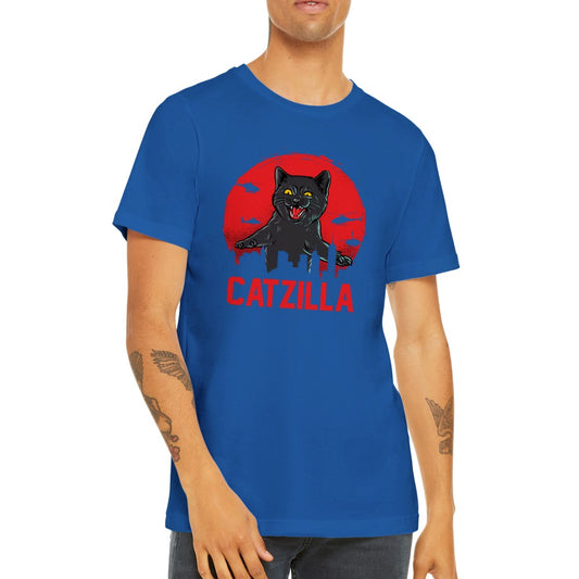 Funny T-Shirts - Kat Catzilla - Premium Unisex T-shirt