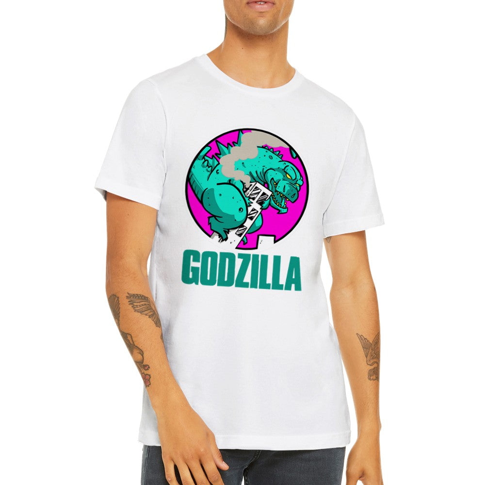 T-shirt - Godzilla Artwork - Retro Cartoon Art Premium Unisex T-shirt