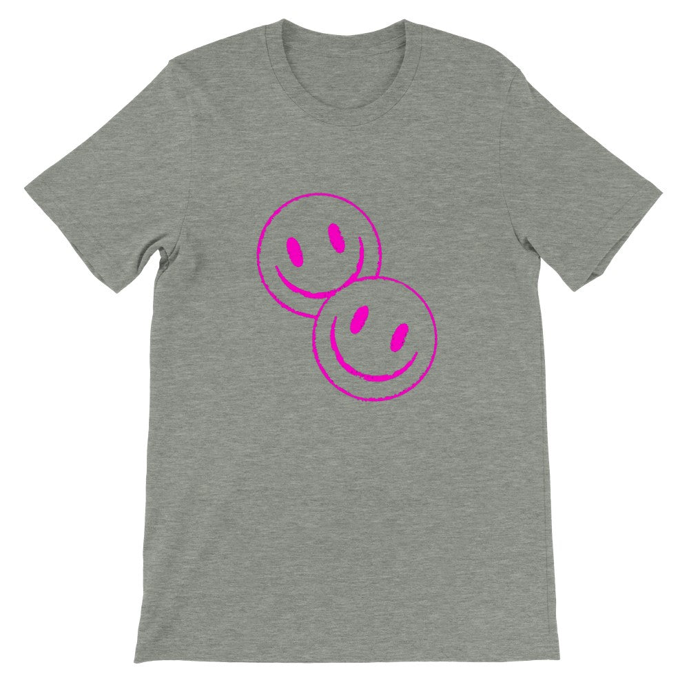 Artwork t-shirt - Cyprus Punk Style Smiley - Premium Unisex T-shirt