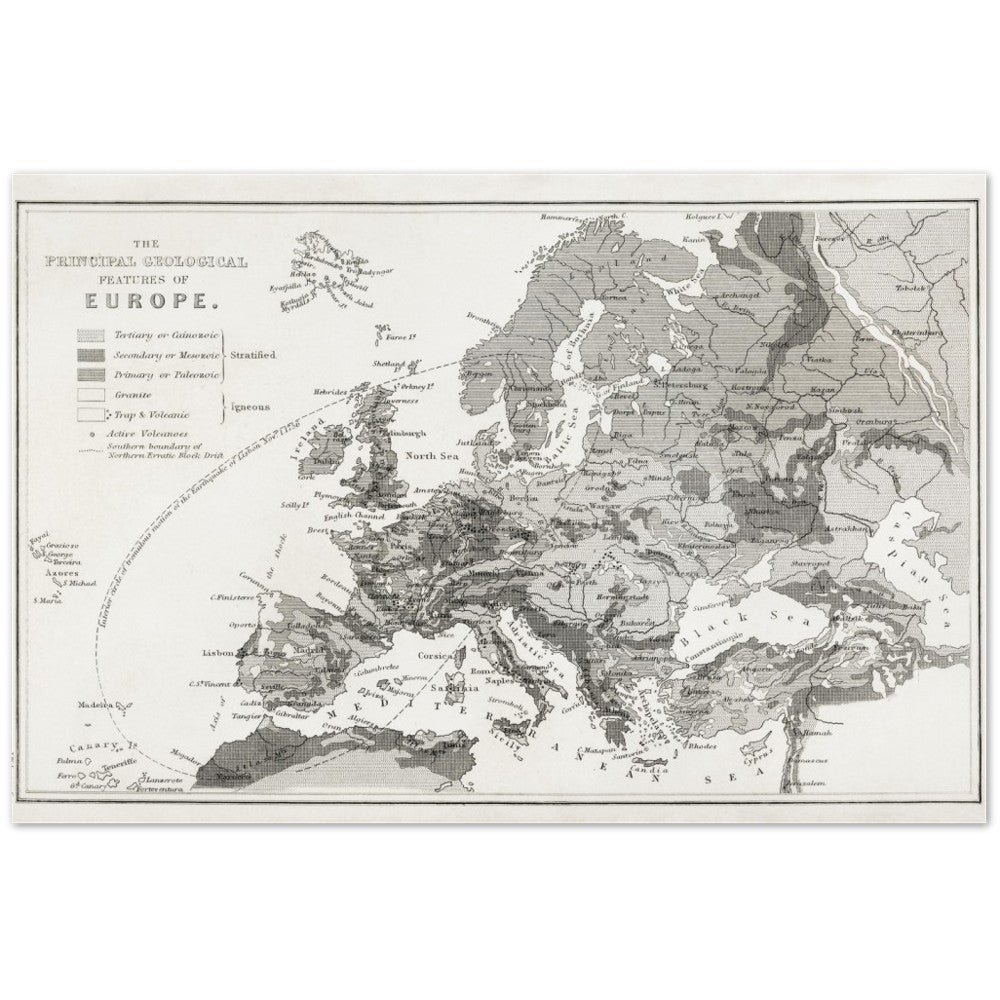 Plakat Eine Geschichte der Erde und der belebten Natur (1820) Oliver Goldsmith (1730-1774)