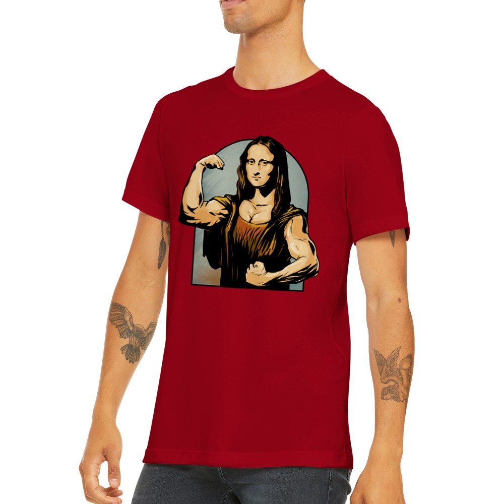 Citat T-shirt - Sjove Designs Artwork - Mona Lisa Flex Premium Unisex T-shirt