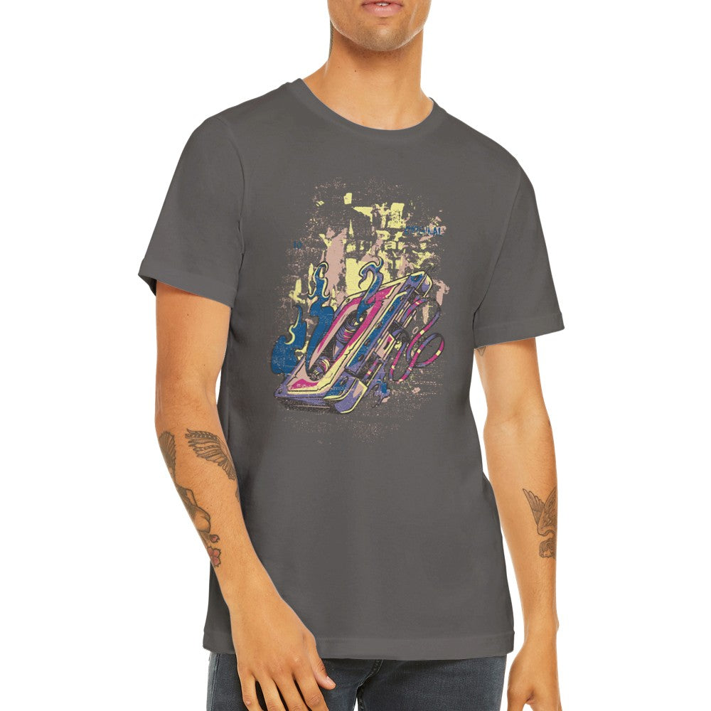 Musik T-shirts - Original Vintage Tape Artwork - Premium Unisex T-shirt