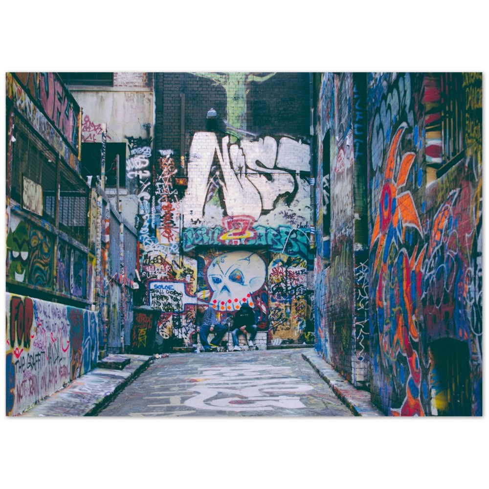 Plakat - Street Art - Graffiti Hoiser Lane Melbourne