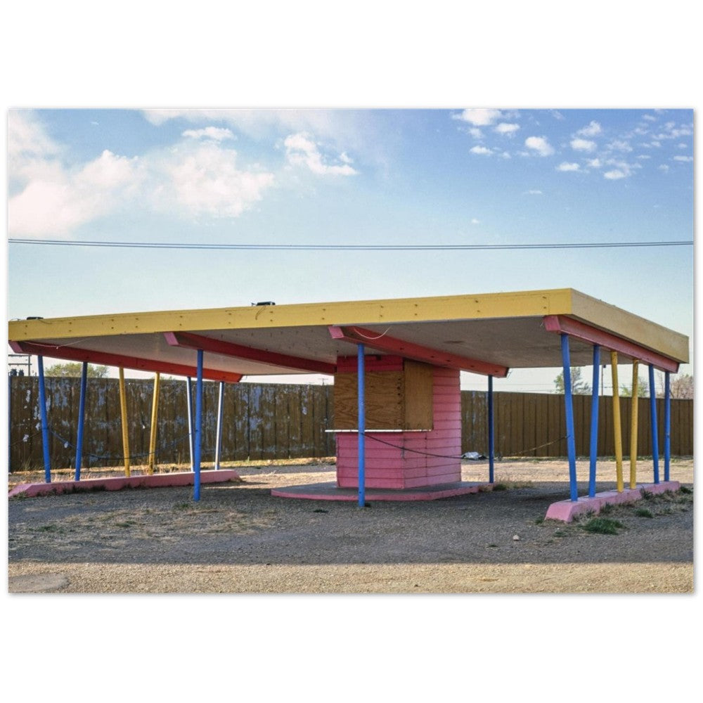 Plakat Sunset Drive-In, Amarillo, Texas (1977) fotografi af John Margolies