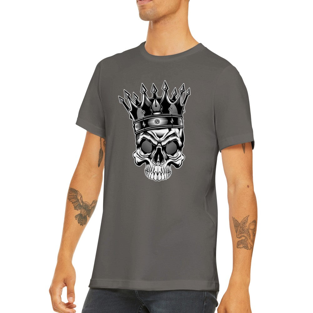 Citat T-shirts - King Of Skulls Premium Unisex T-shirt