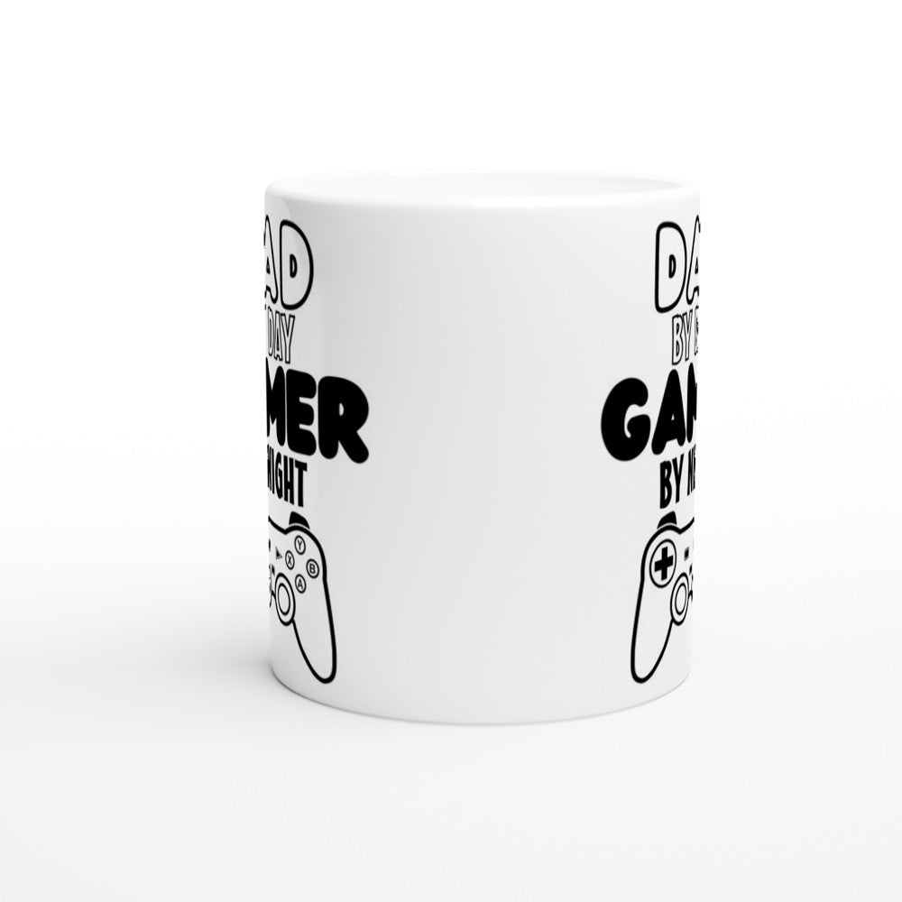 Tasse – Vater – Papa bei Tag Gamer bei Nacht