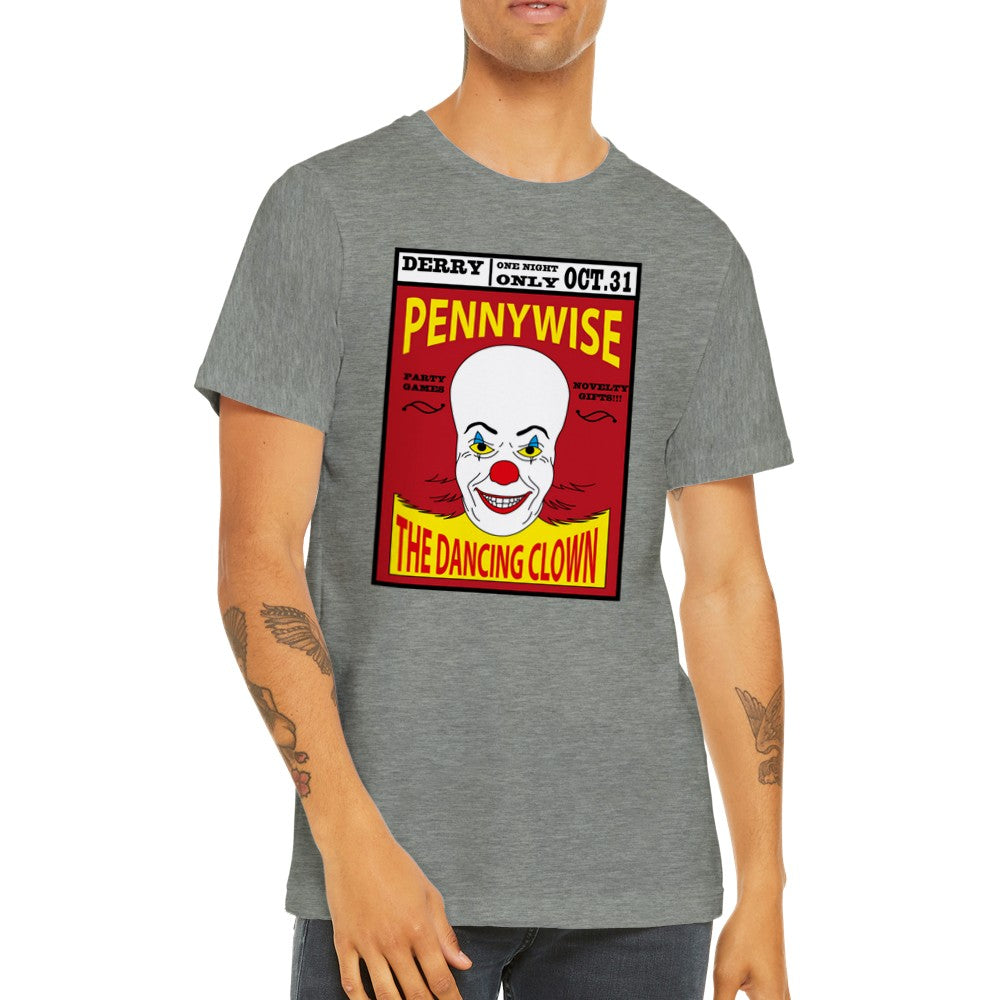 T-shirt - Clown Artwork - The Dancing Clown Premium Unisex T-shirt