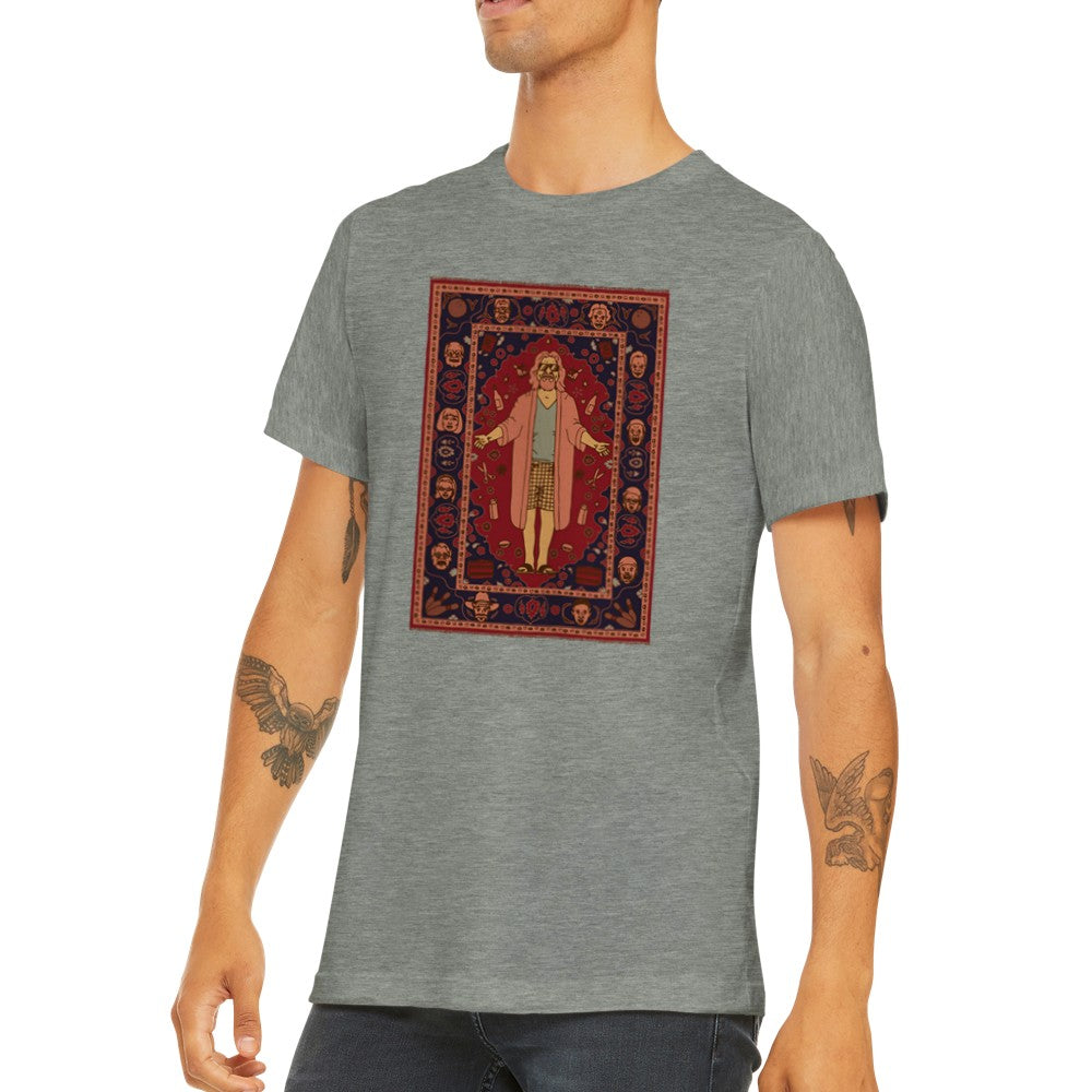 T-Shirt - Lebowski Artwork - The Rug - Premium Unisex T-Shirt