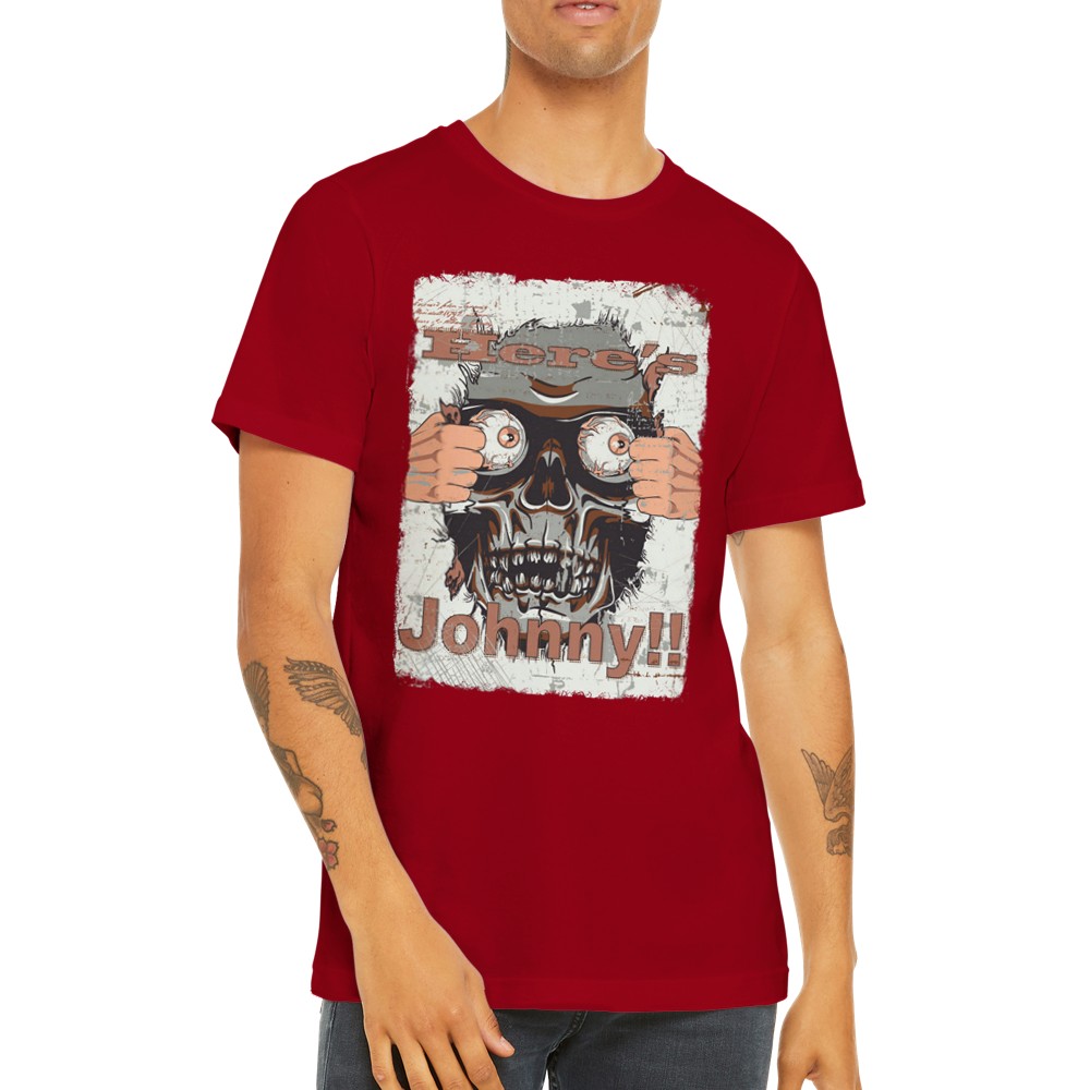 Film Artwork T-Shirts - Hier ist Johnny - Premium Unisex T-Shirt 