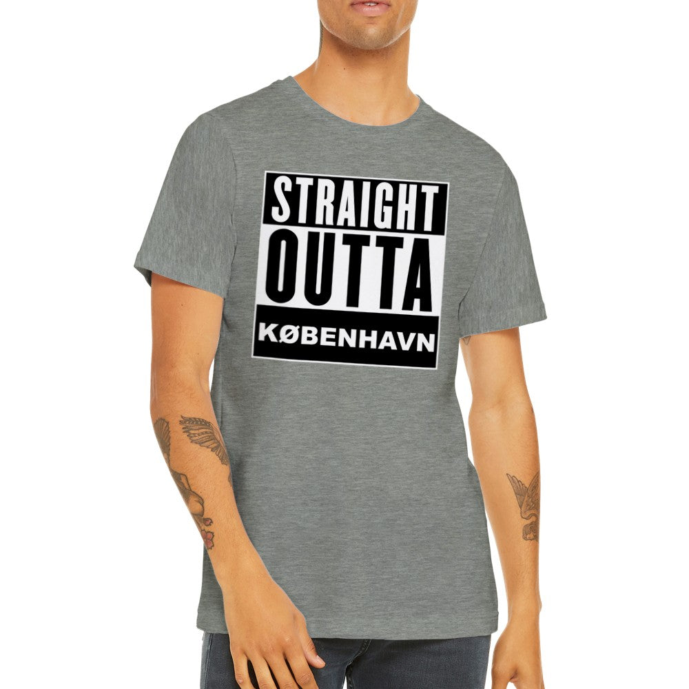 Jove By T-shirts - Straight Outta Copenhagen - Premium Unisex T-shirt