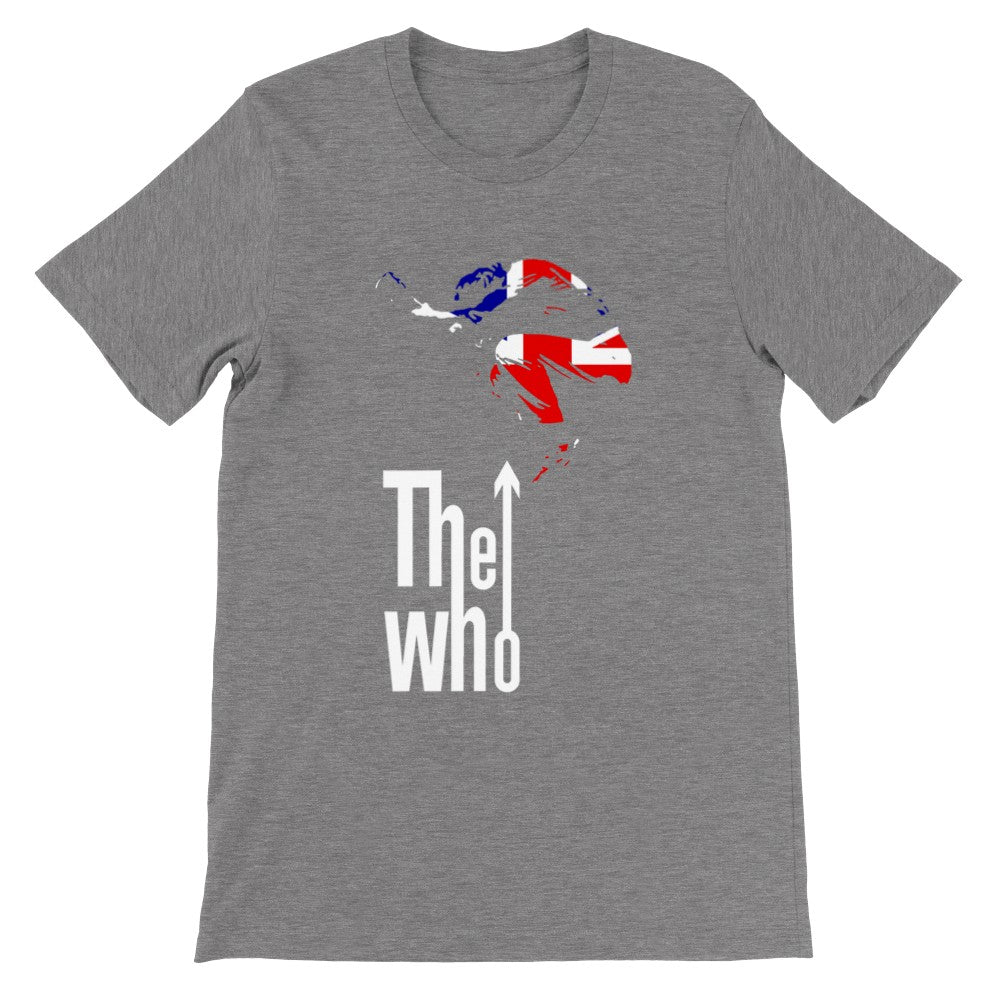 Musik T-Shirt - The Who Artwork - British Rocks Art Premium Unisex T-Shirt 