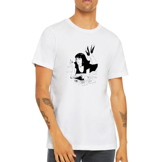 T-Shirt - Fiction Artwork - Mia Drawing Style Two - Premium Unisex T-Shirt
