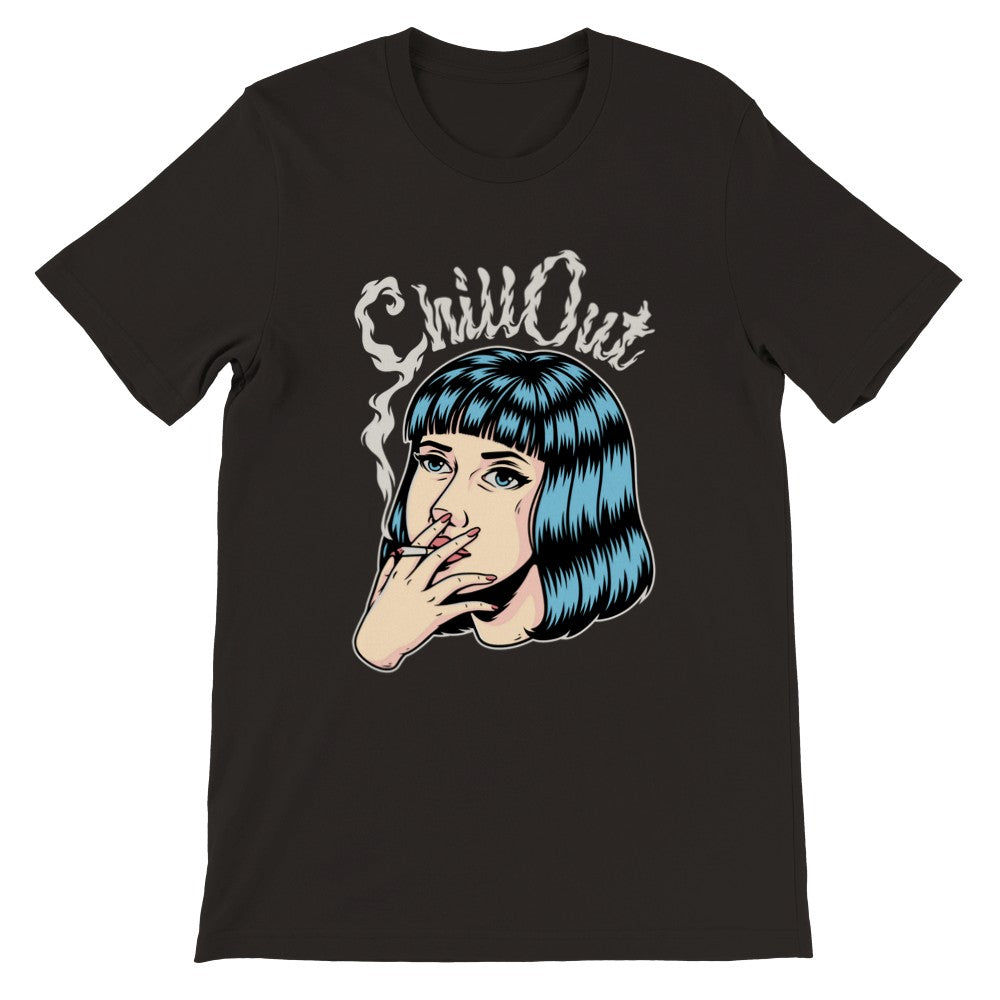 Sjove T-shirts - Chill Out Artwork - Premium Unisex T-shirt