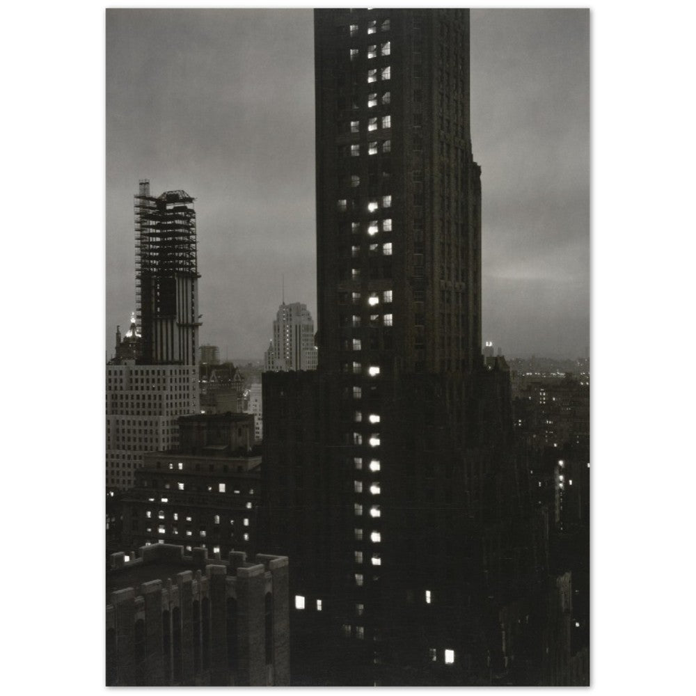 Poster - My Window at The Shelton New York (1931) Alfred Stieglitz