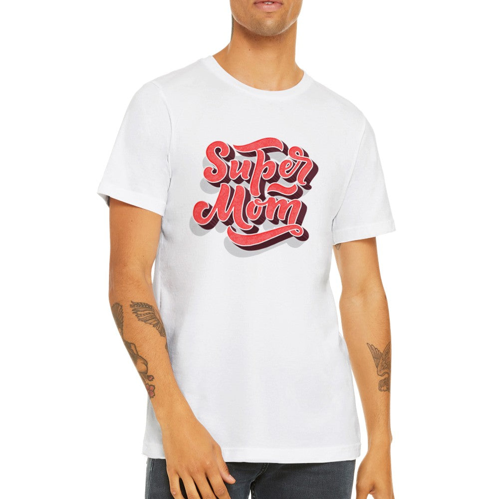 Sjove t-shirts - Mor - Super Mom - Premium Unisex T-shirt
