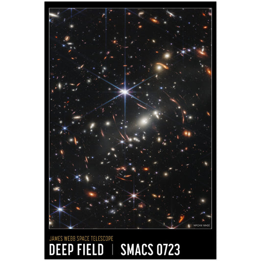 NASA Poster - Webb's First Deep Field SMACS 0723 NASA's James Webb Space Telescope