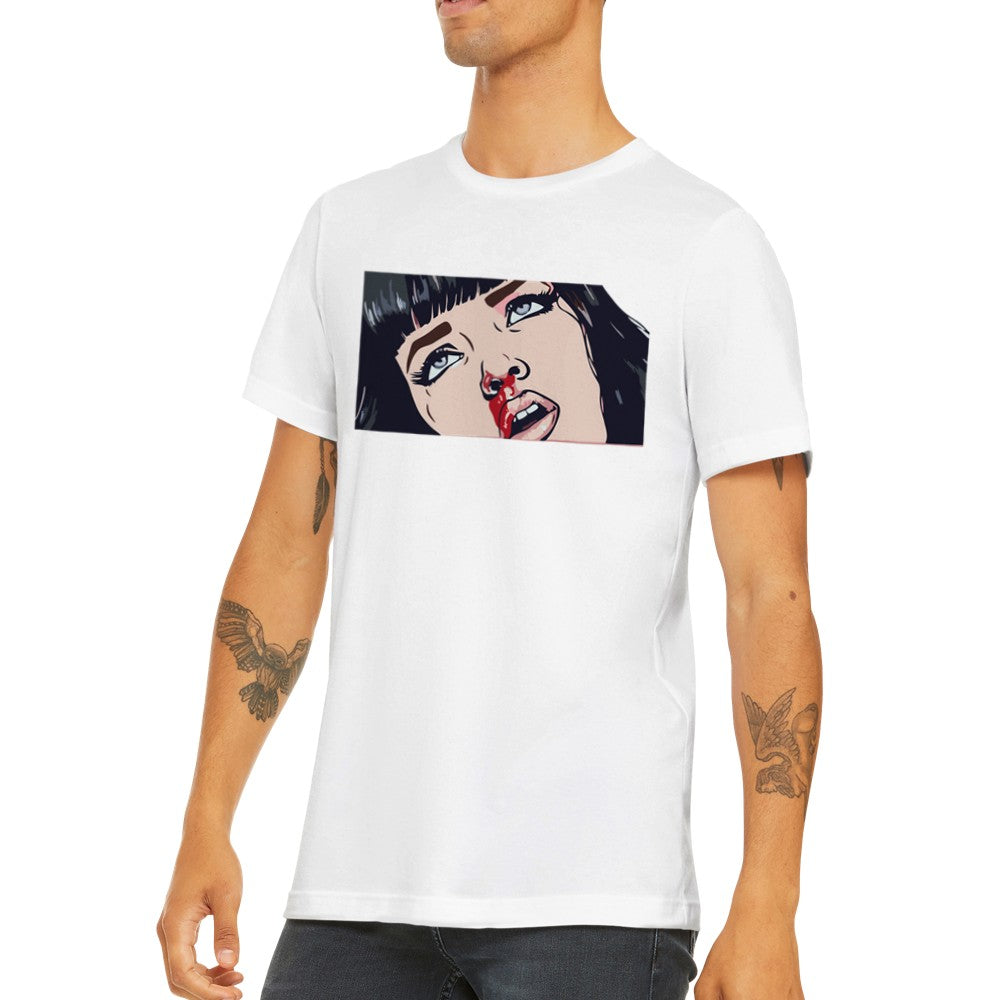 T-Shirt - Fiction Artwork - Mia Nose Bleed Premium Unisex T-Shirt