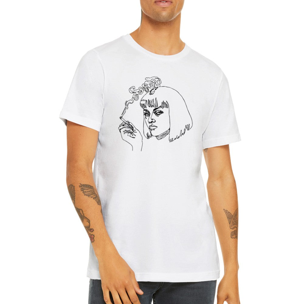 T-shirt - Fiction Artwork - Mia Drawing Premium Unisex T-shirt