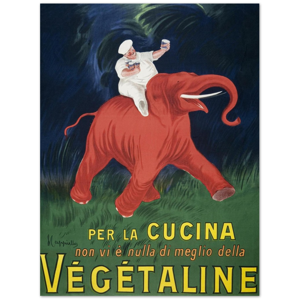 Plakat Vegetaline (1910) tryk i høj opløsning af Leonetto Cappiello