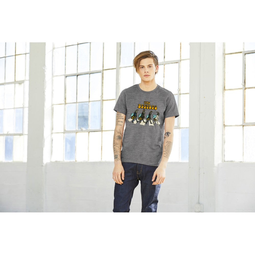 Musik T-Shirt - Lustige Designs Artwork - The Beetles Premium Unisex T-Shirt