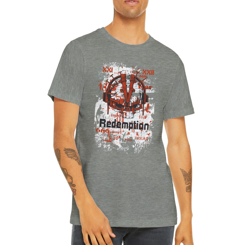Artwork T-shirts - The Red Dread Redemption - Premium Unisex T-shirt