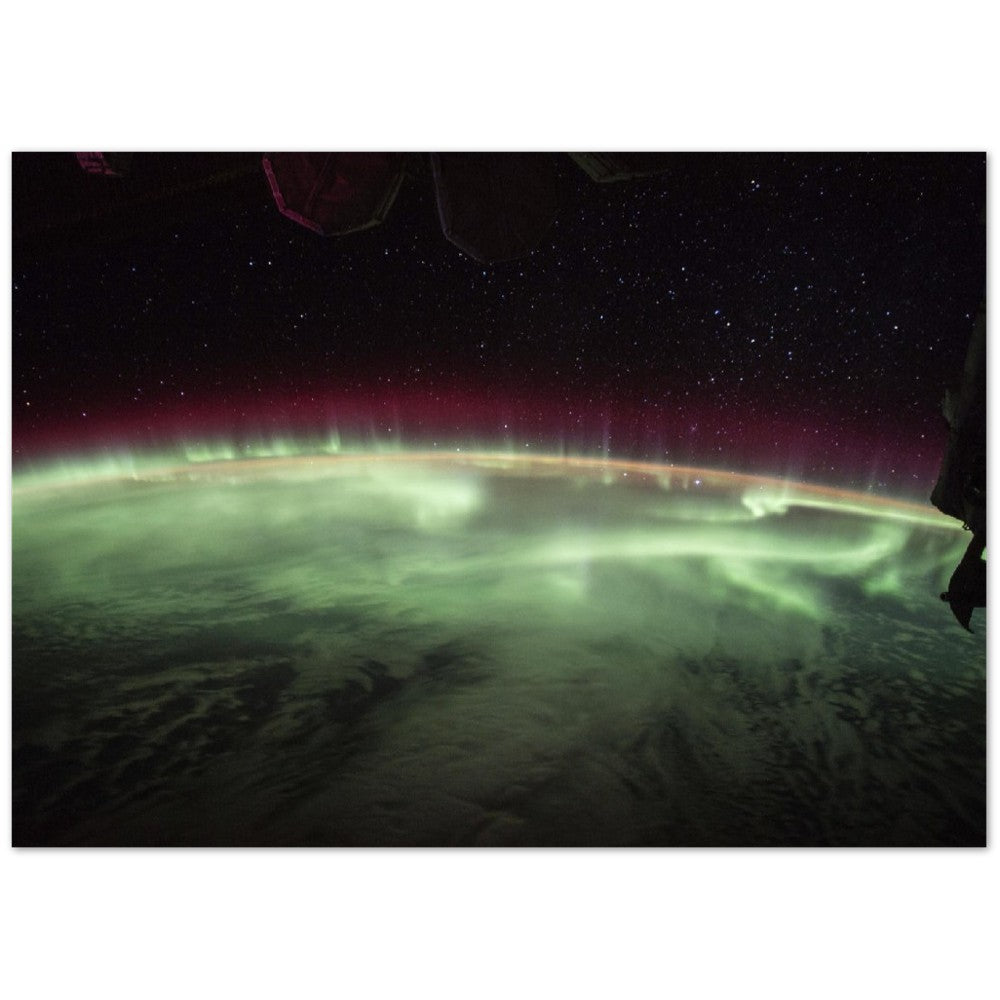 NASA-Poster – Aurora der Erde (25. Juni 2017) Hochwertiges mattes Posterpapier