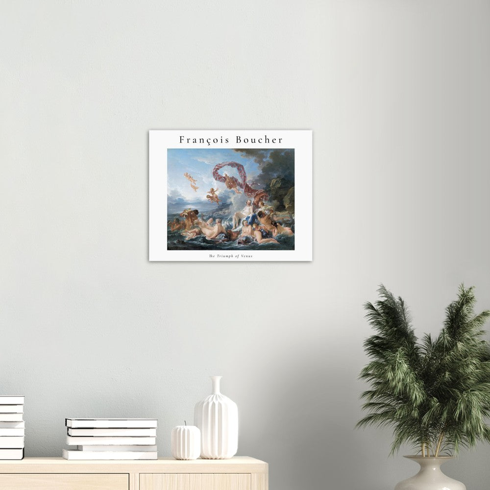Poster - Francois Boucher - The Triumph of Venus - Rococo Illustration