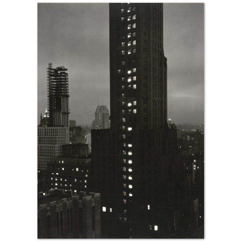 Plakat - My Window at The Shelton New York (1931) Alfred Stieglitz - Premium Mat Papir