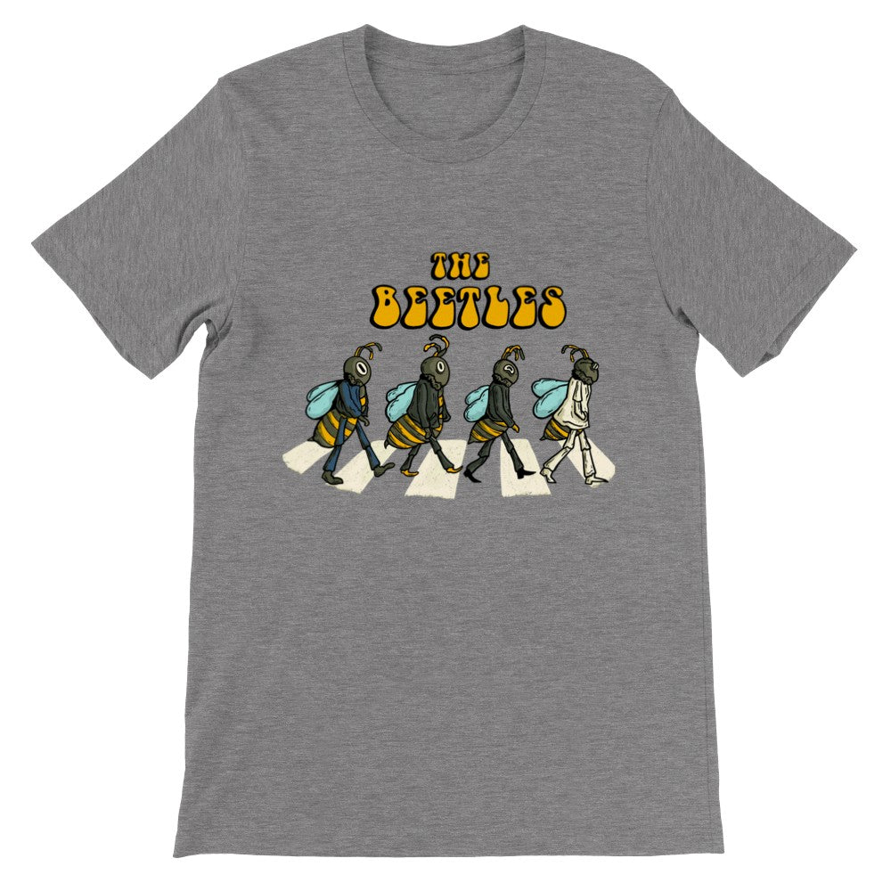 Music T-shirt - Fun Designs Artwork - The Beetles Premium Unisex T-shirt