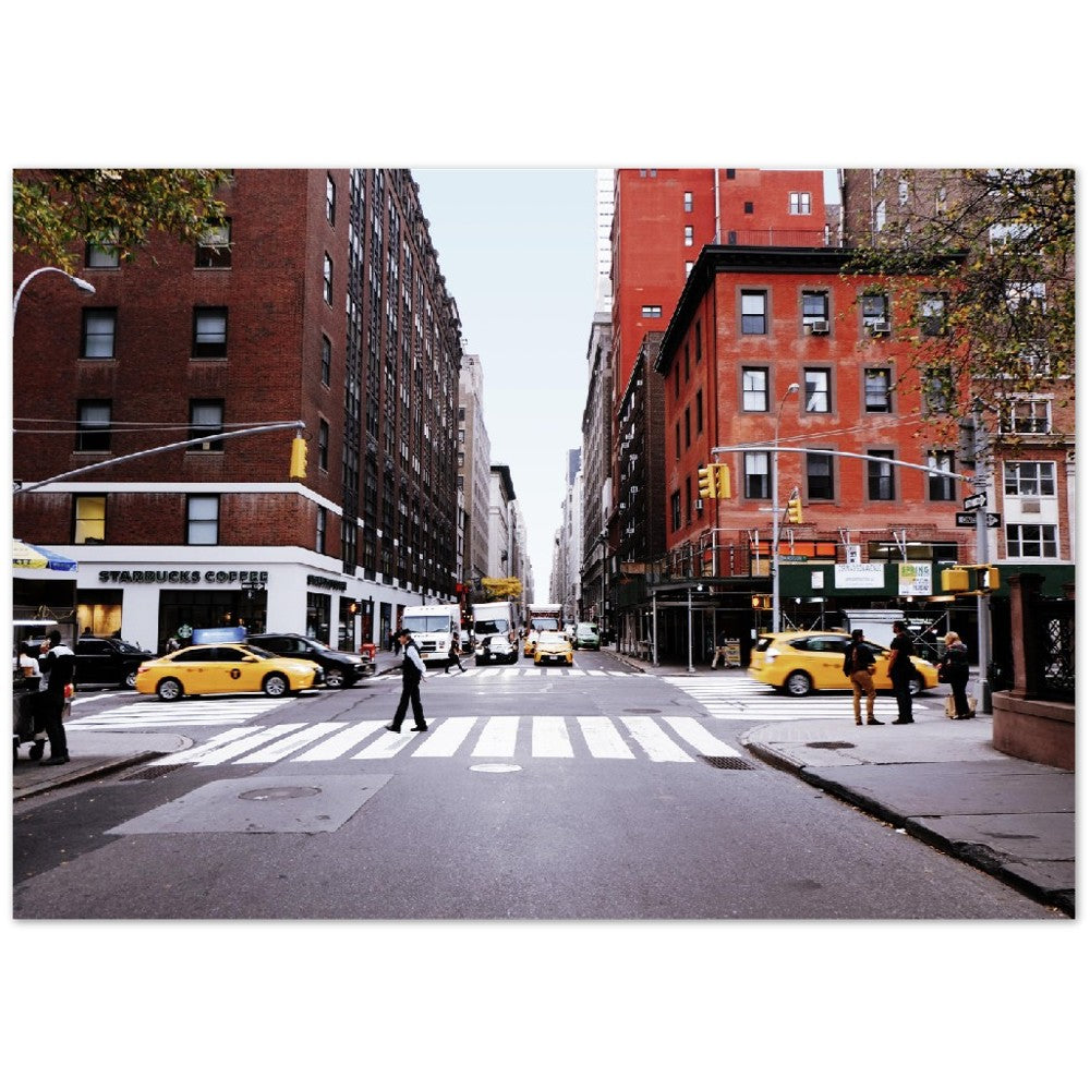 Poster – New York City Madison Avenue City Poster – hochwertiges mattes Papier 