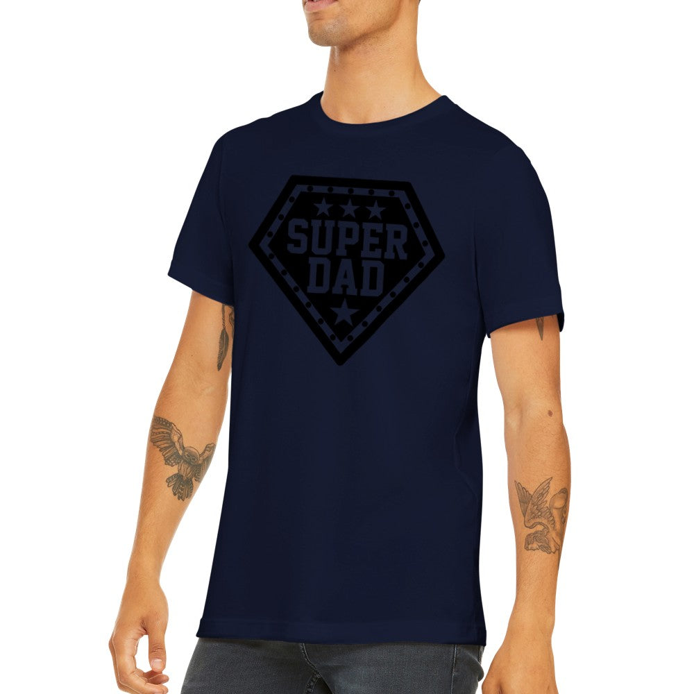 Zitat T-Shirt - Papa Zitate - Super Papa Premium Unisex T-Shirt