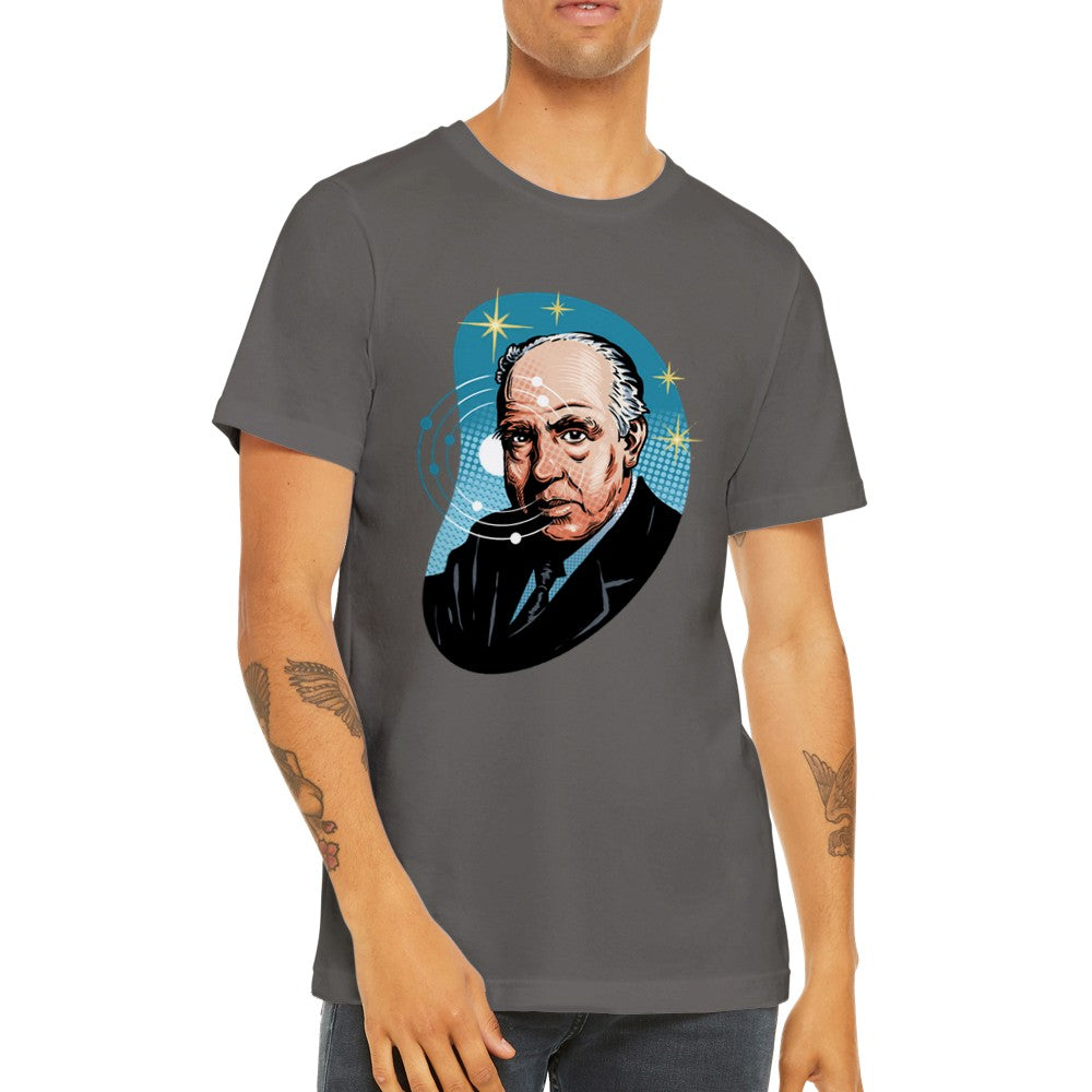 Celeb T-shirts - Niels Bohr Artwork - Premium Unisex T-shirt