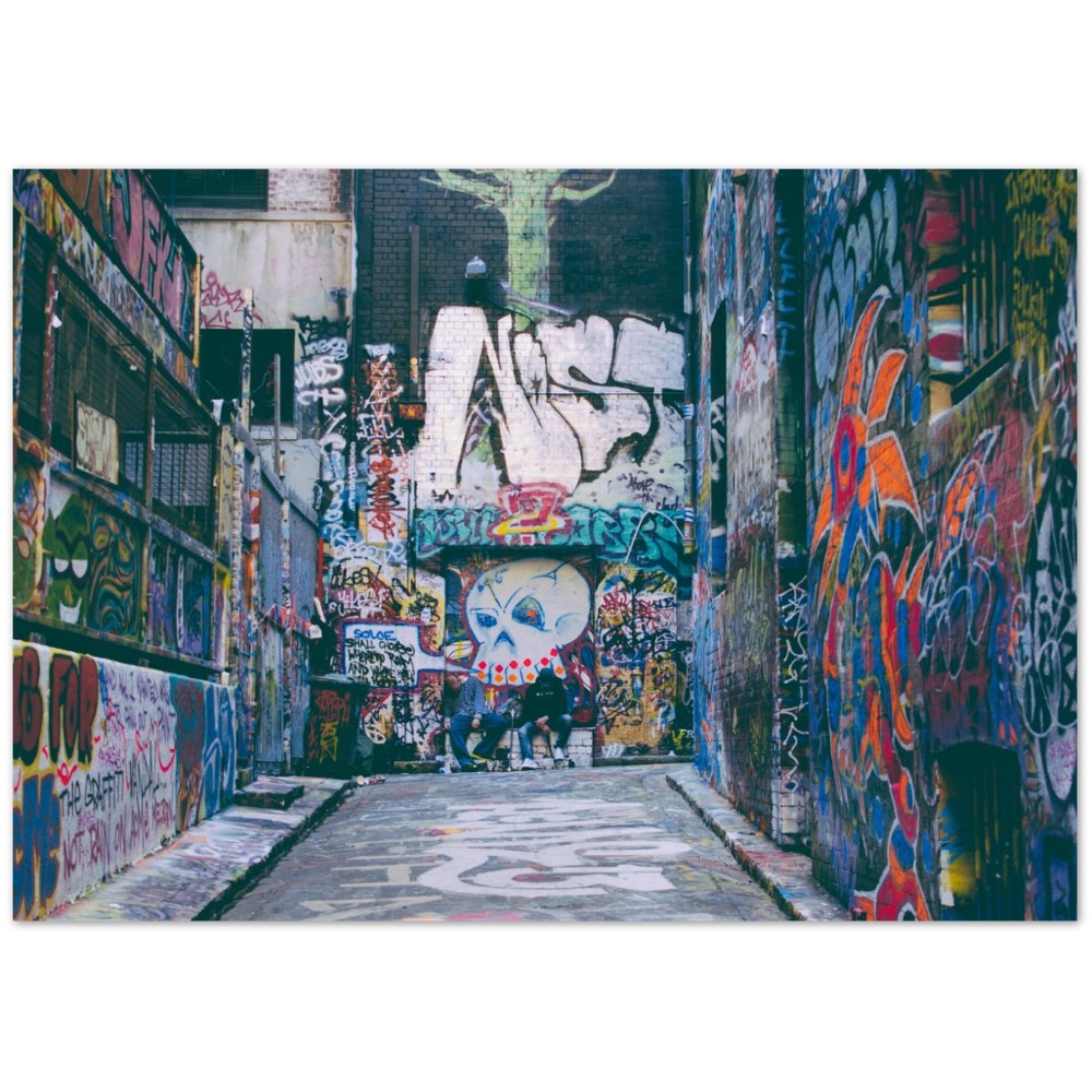 Plakat - Street Art - Graffiti Hoiser Lane Melbourne