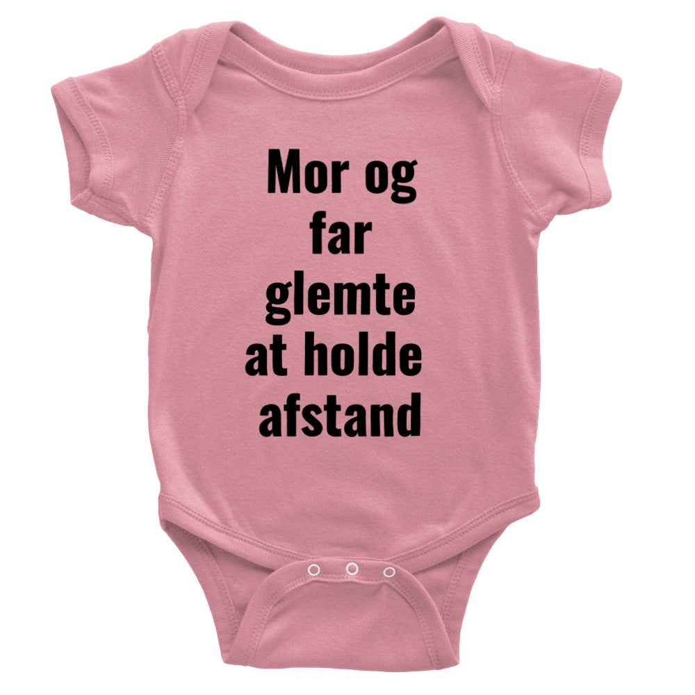 Classic Onesie baby bodysuit - Mom and Dad forgot to keep their distance