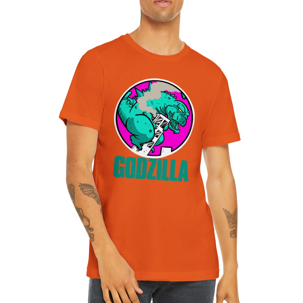 T-shirt - Godzilla Artwork - Retro Cartoon Art Premium Unisex T-shirt