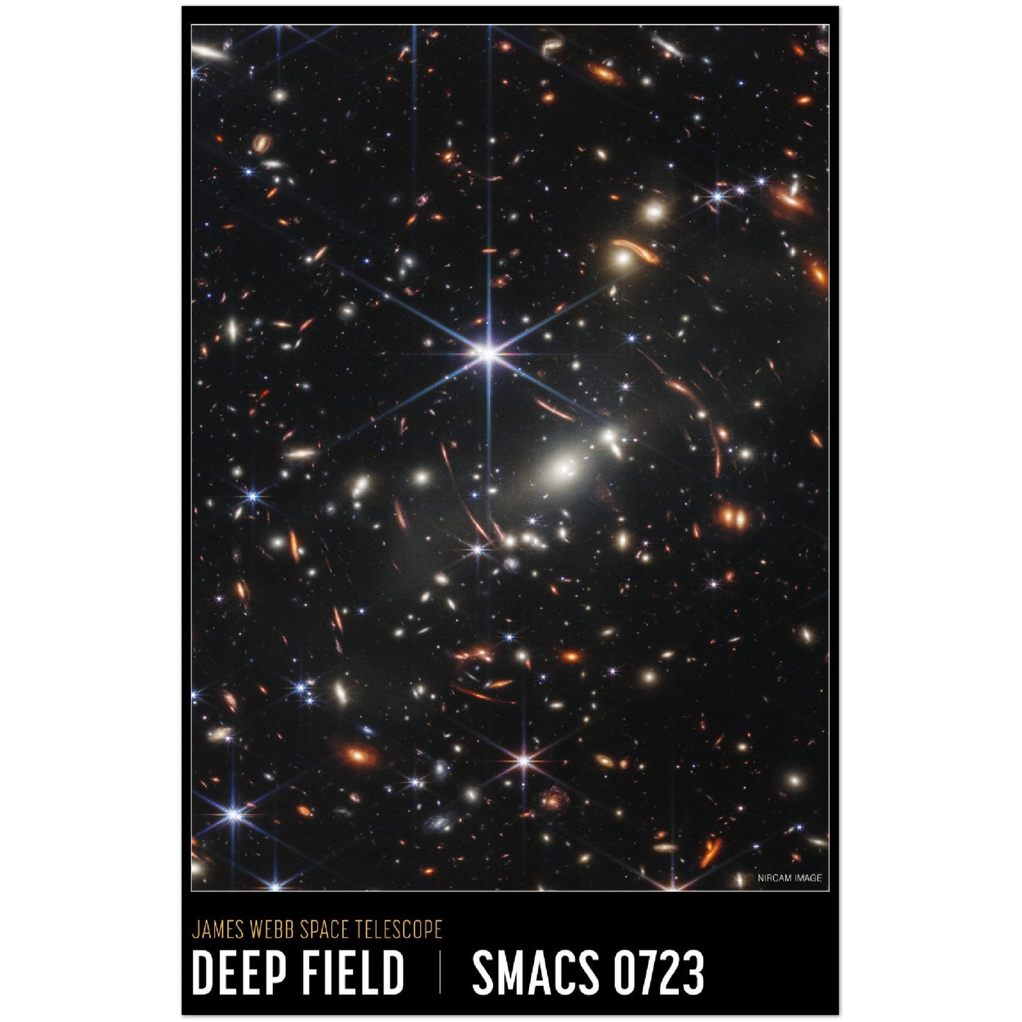 NASA-Poster - Webbs erstes Deep Field SMACS 0723 James Webb-Weltraumteleskop der NASA
