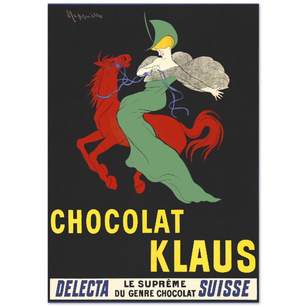 Plakat - Leonetto Cappiello Chocalat Klaus (1930) museums plakat papir