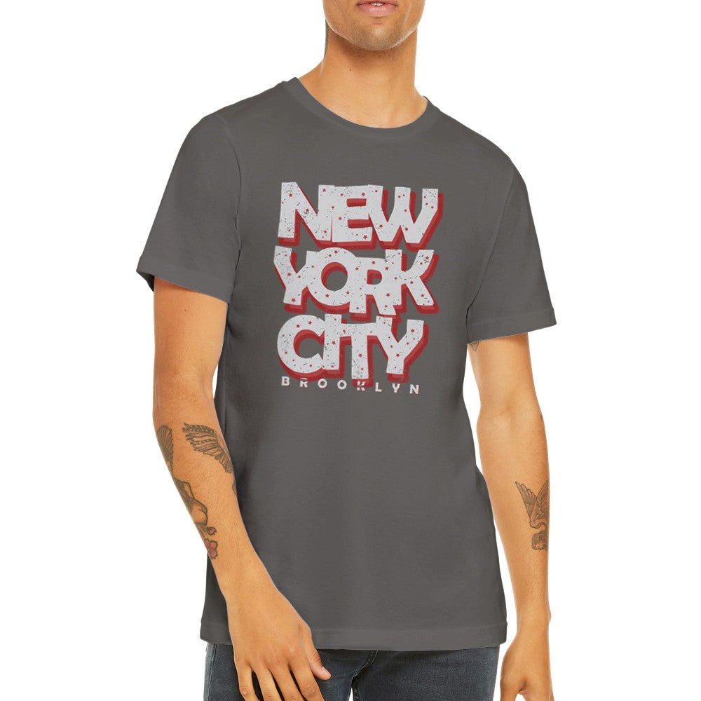 Sjove T-shirts - New York City Brooklyn Premium Unisex T-shirt