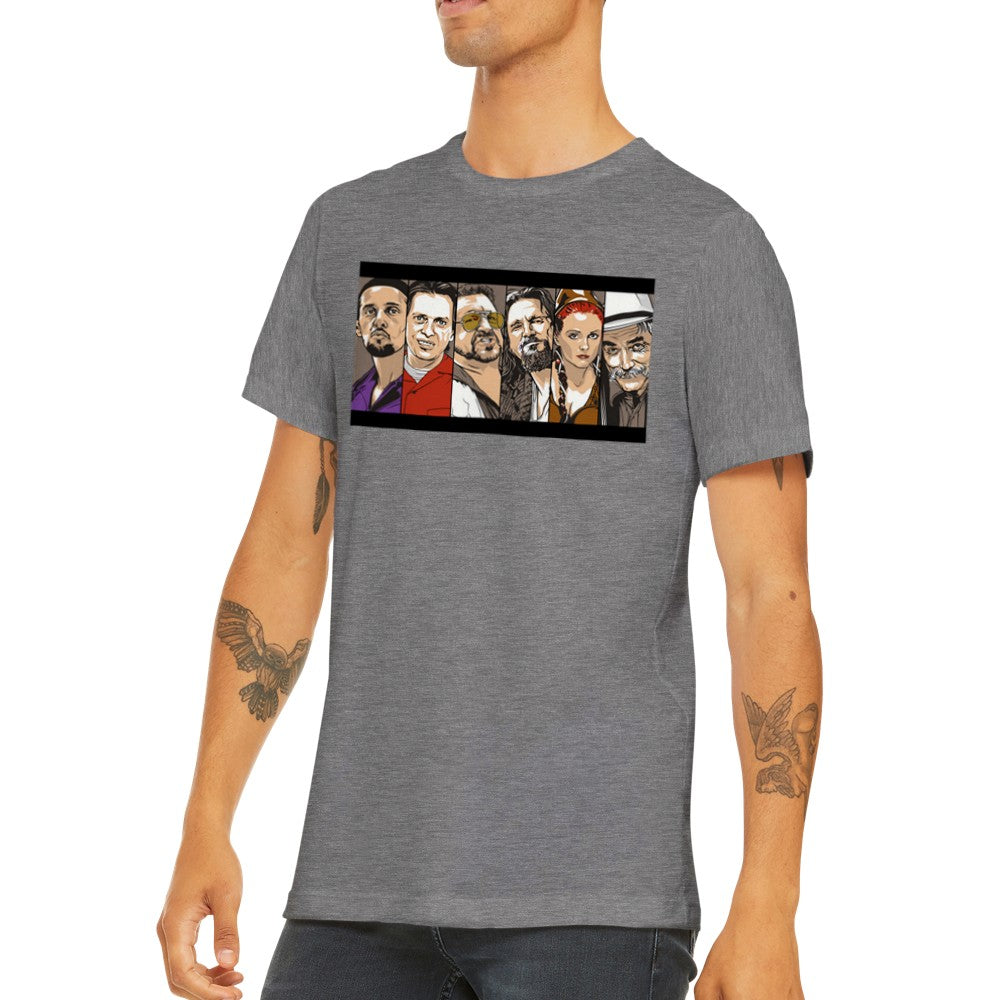 T-Shirt - Lebowski Artwork - The Cast Premium Unisex T-Shirt