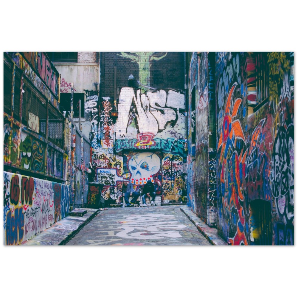 Plakat - Street Art - Graffiti Hoiser Lane Melbourne